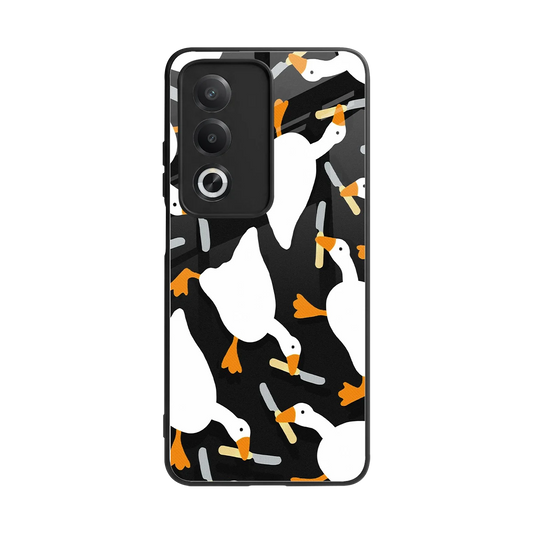 Quack Attack back phone cover | glass case for oppo a3 pro