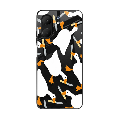 Quack Attack back phone cover | glass case for oppo a5x 5g