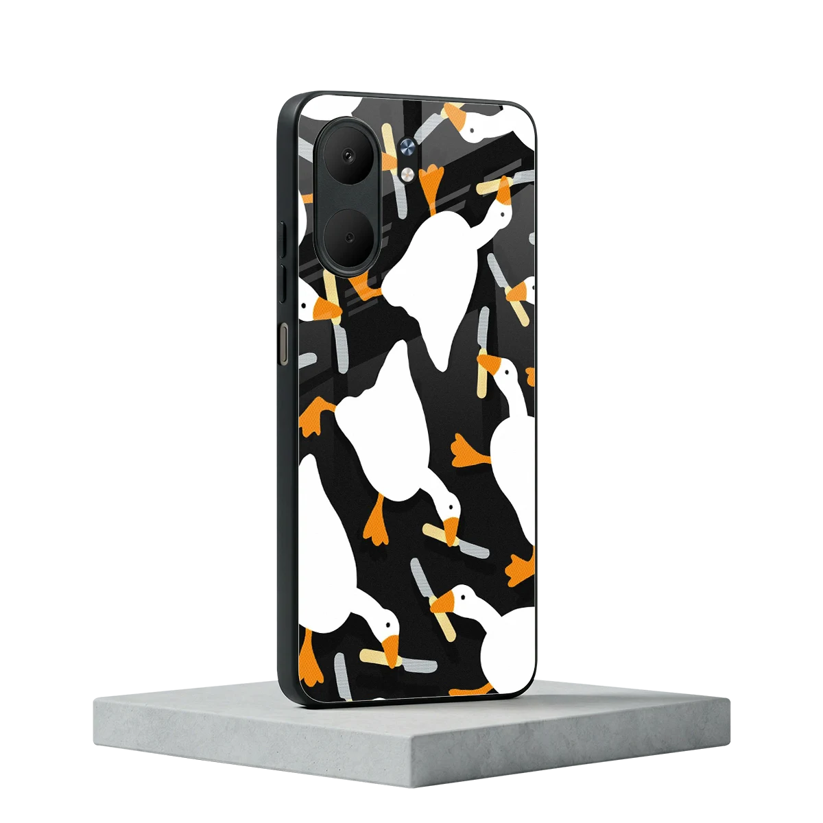 Quack Attack oppo a5x 5g mobile cover | shockproof glass phone case