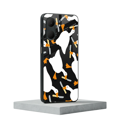 Quack Attack oppo a5x 5g mobile cover | shockproof glass phone case