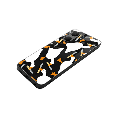 Quack Attack stylish phone case for oppo a5x 5g | glossy glass and slim fit