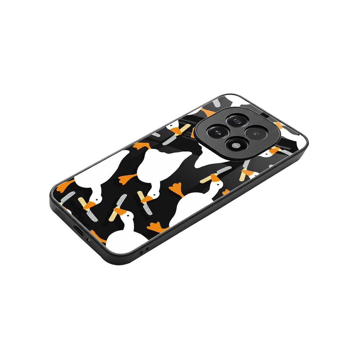 Quack Attack stylish phone case for oppo f29 5g | glossy glass and slim fit