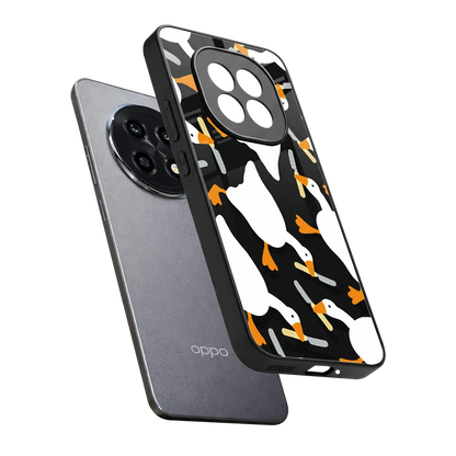 Quack Attack sleek oppo f29 pro 5g cover with tempered glass back and TPU edges