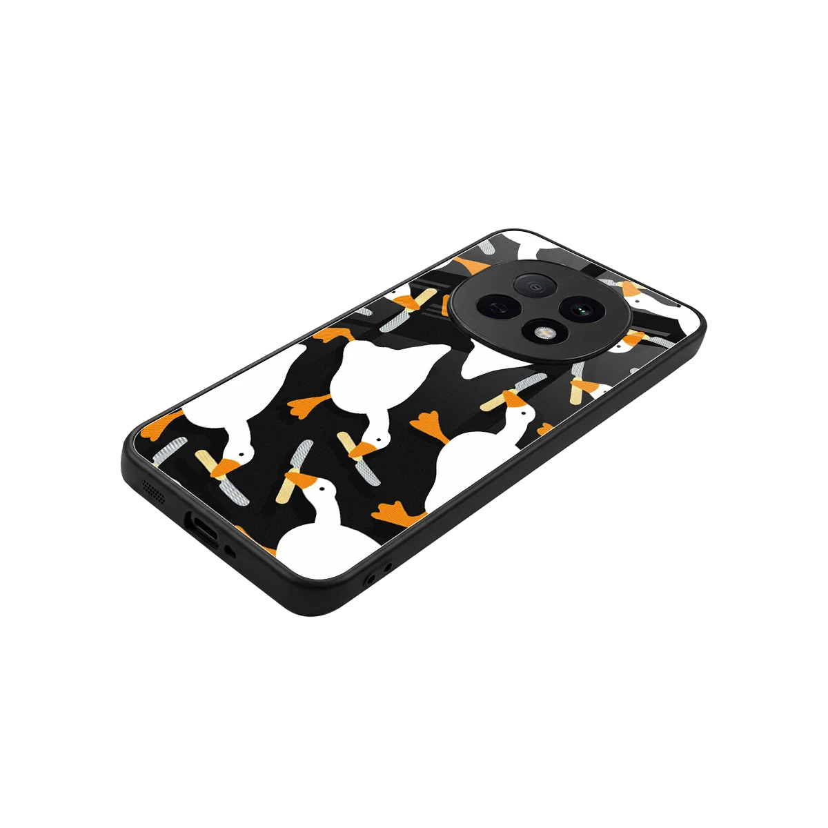 Quack Attack stylish phone case for oppo f29 pro 5g | glossy glass and slim fit