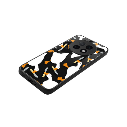 Quack Attack stylish phone case for oppo f29 pro 5g | glossy glass and slim fit