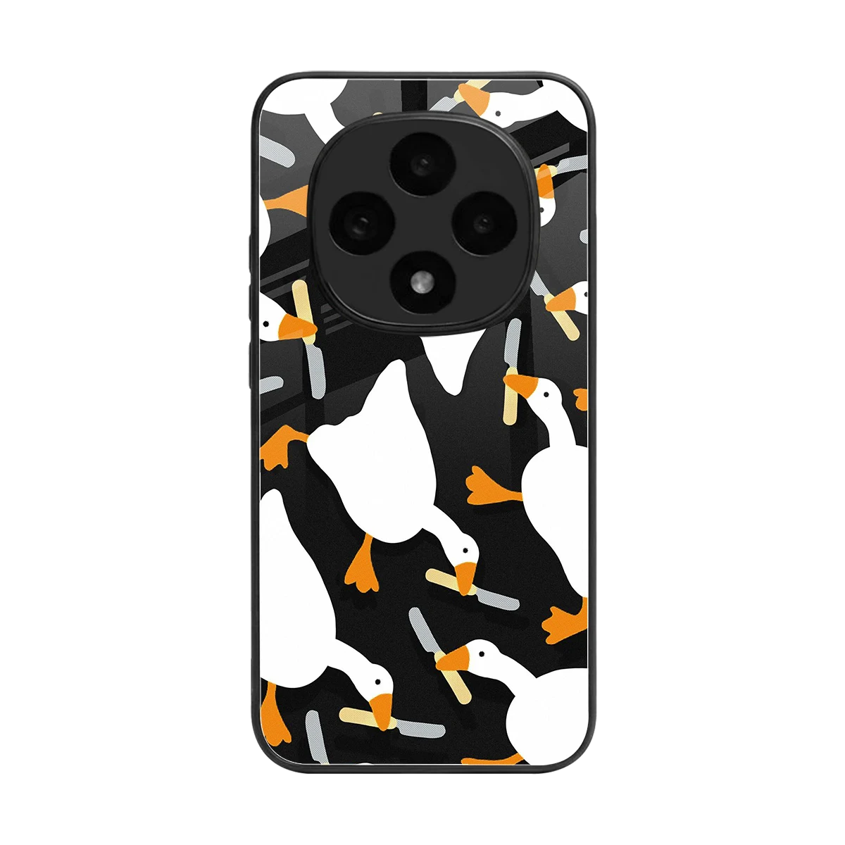 Quack Attack back phone cover | glass case for oppo f31 pro 5g