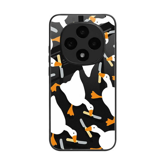 Quack Attack back phone cover | glass case for oppo f31 pro 5g