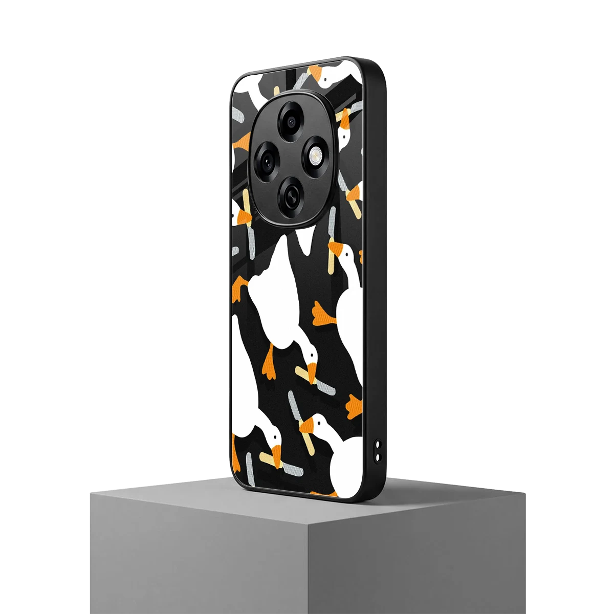 Quack Attack oppo f31 pro 5g mobile cover | shockproof glass phone case