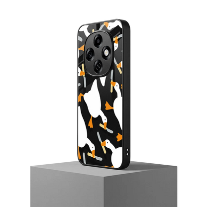 Quack Attack oppo f31 pro 5g mobile cover | shockproof glass phone case