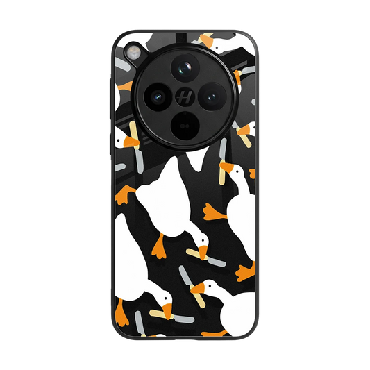 Quack Attack back phone cover | glass case for oppo find x8
