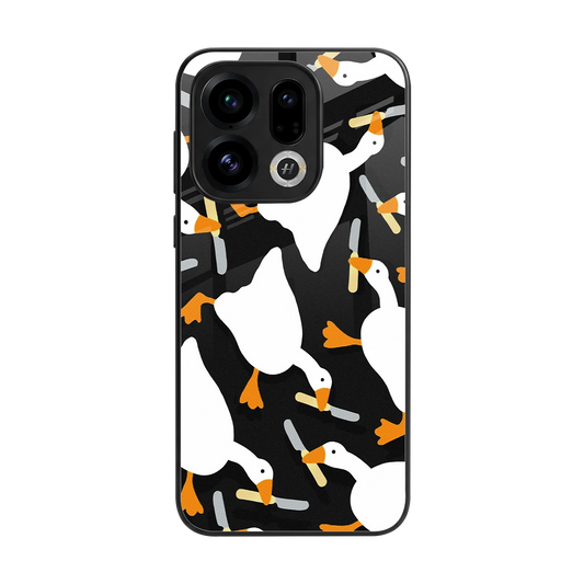 Quack Attack back phone cover | glass case for oppo find x9
