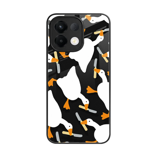 Quack Attack back phone cover | glass case for oppo k13 5g