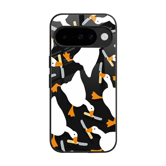 Quack Attack back phone cover | glass case for google pixel 10