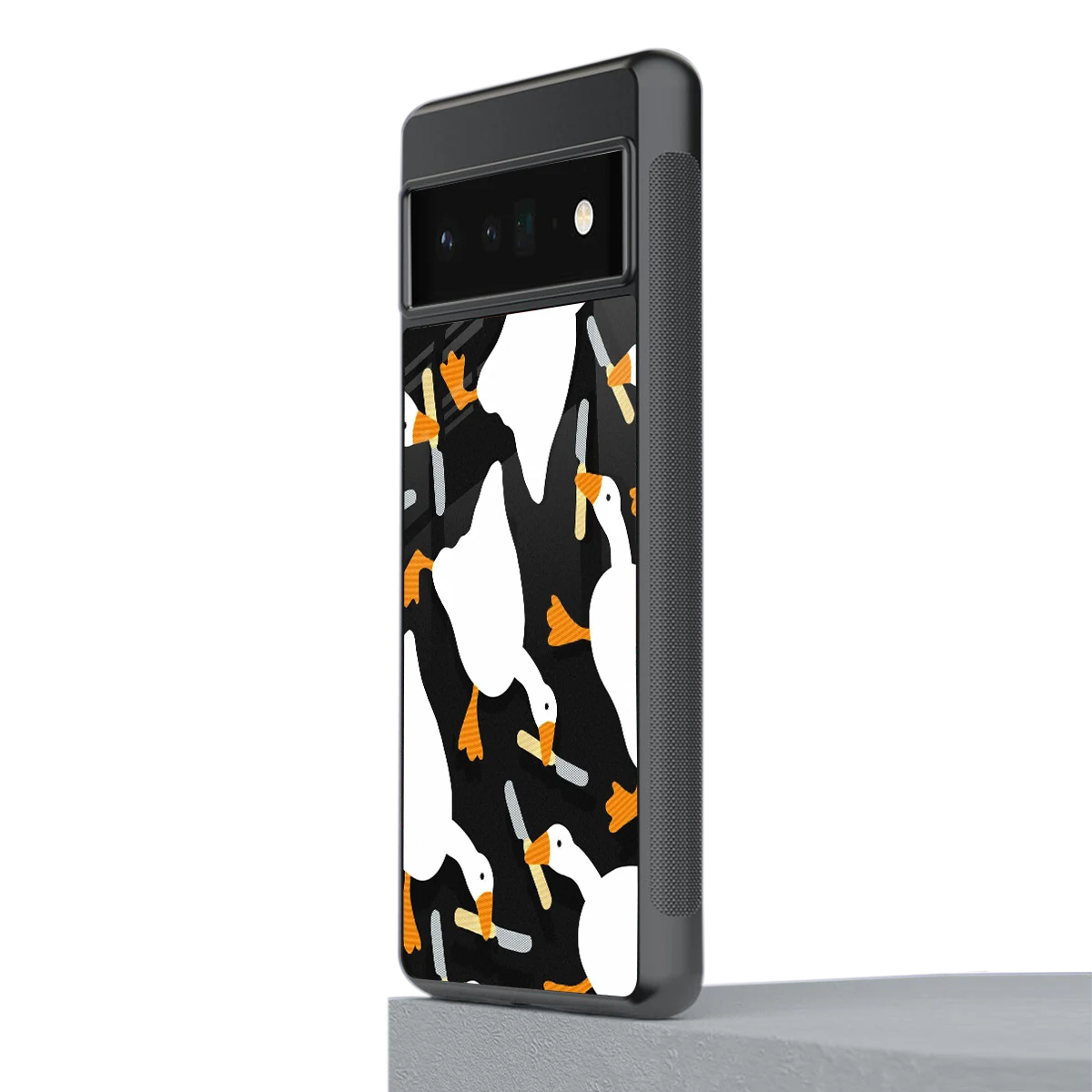 Quack Attack stylish phone case for google pixel 6 pro | glossy glass and slim fit