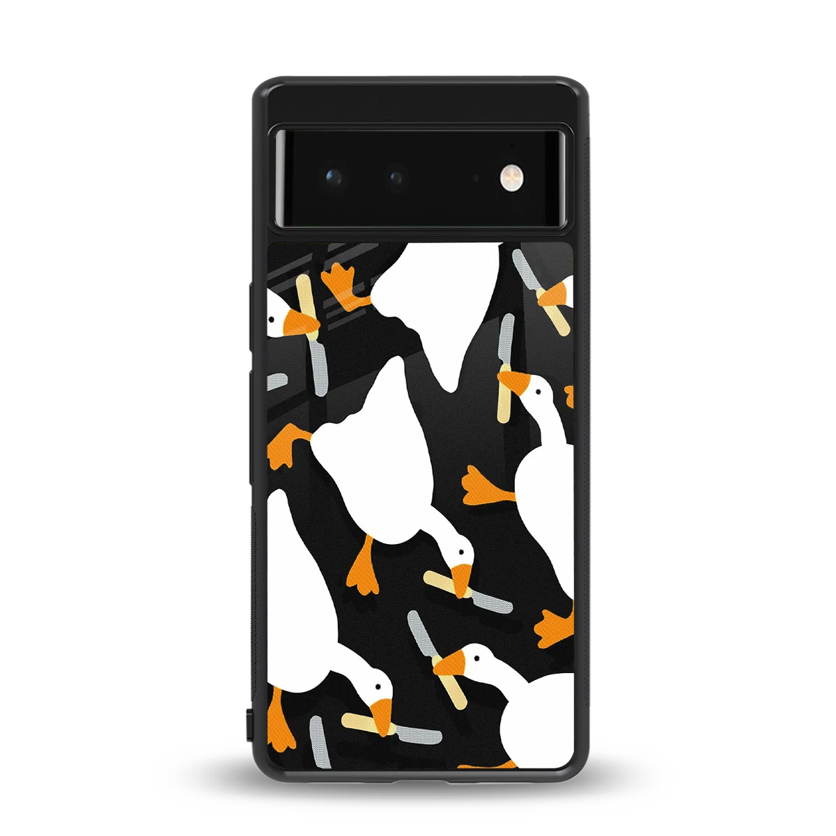 Quack Attack back phone cover | glass case for google pixel 6