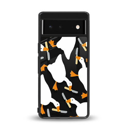 Quack Attack back phone cover | glass case for google pixel 6