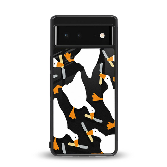 Quack Attack back phone cover | glass case for google pixel 6