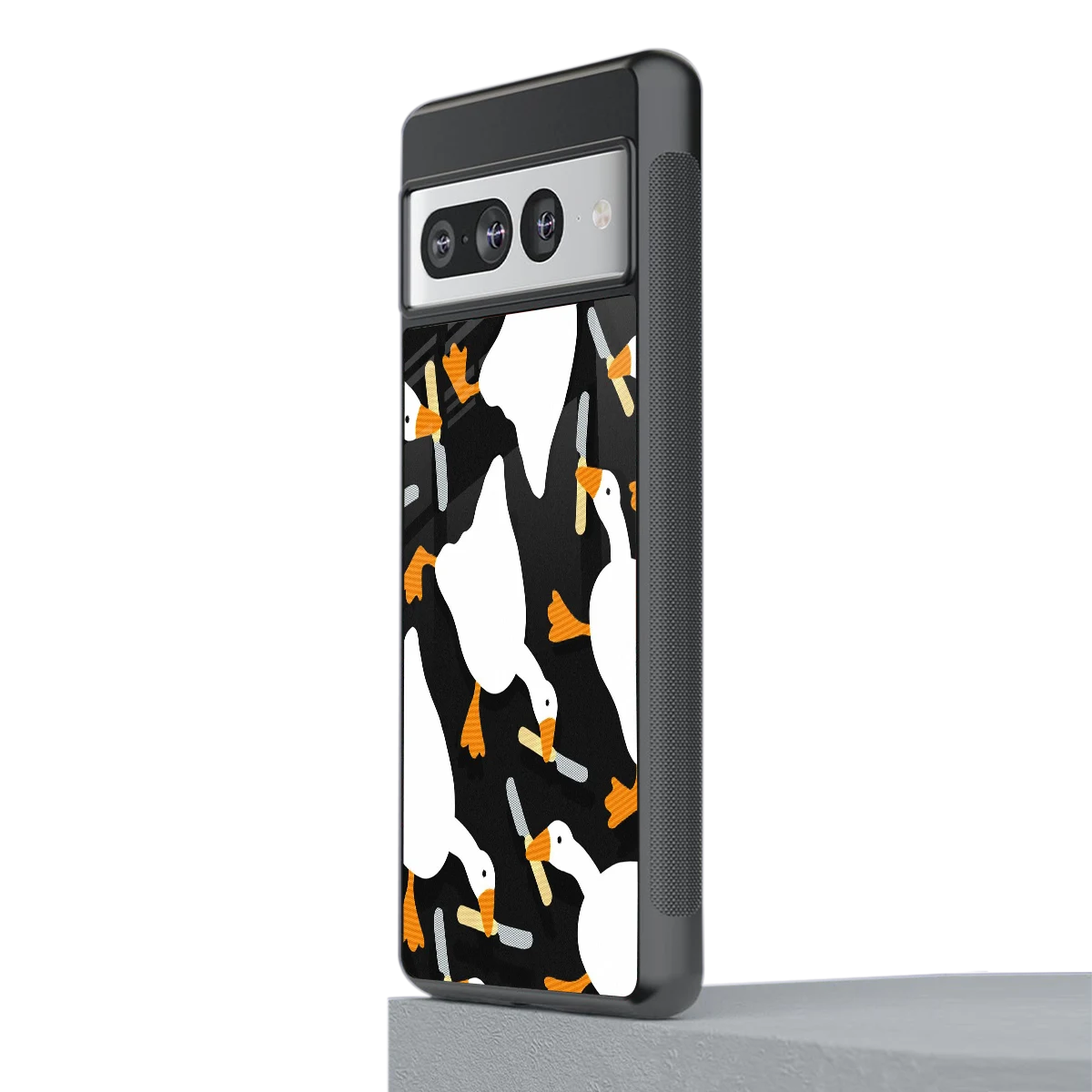 Quack Attack stylish phone case for google pixel 7 pro | glossy glass and slim fit