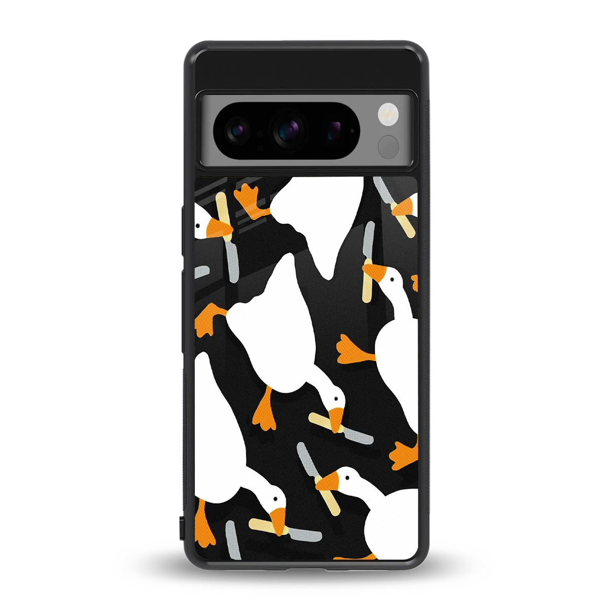Quack Attack back phone cover | glass case for google pixel 8 pro