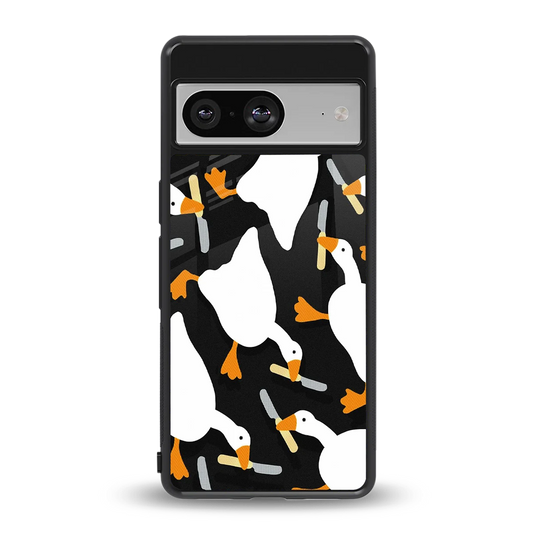 Quack Attack back phone cover | glass case for google pixel 8