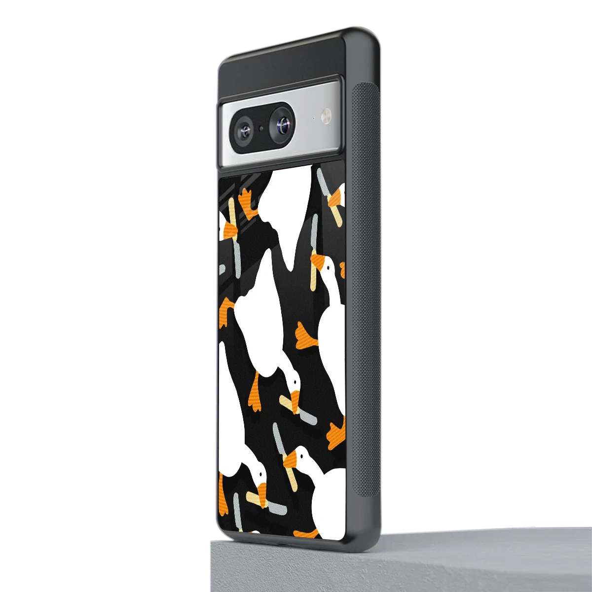 Quack Attack stylish phone case for google pixel 8 | glossy glass and slim fit
