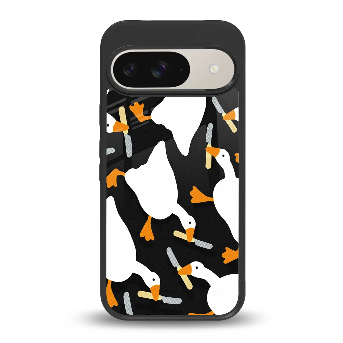 Quack Attack back phone cover | glass case for google pixel 9