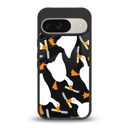 Quack Attack back phone cover | glass case for google pixel 9