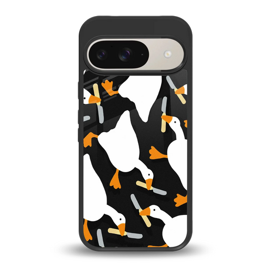 Quack Attack back phone cover | glass case for google pixel 9