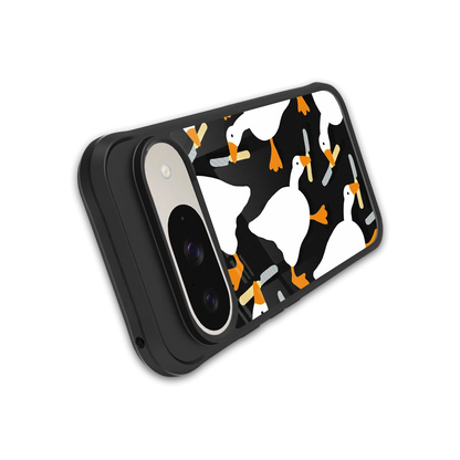Quack Attack stylish phone case for google pixel 9 | glossy glass and slim fit