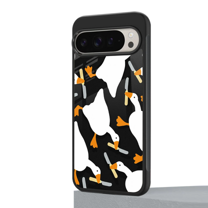 Quack Attack google pixel 9 pro mobile cover | shockproof glass phone case