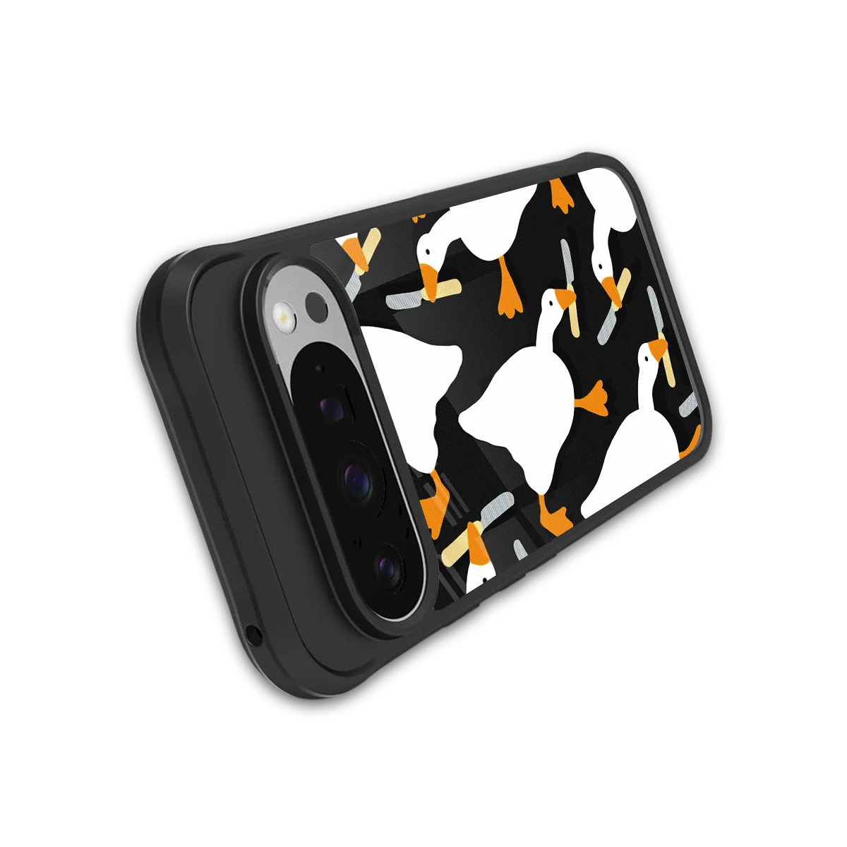 Quack Attack stylish phone case for google pixel 9 pro | glossy glass and slim fit