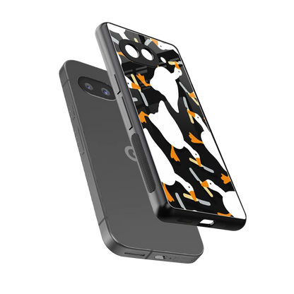 Quack Attack sleek google pixel 10a cover with tempered glass back and TPU edges