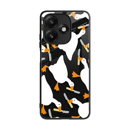Quack Attack back phone cover | glass case for redmi 12 5g