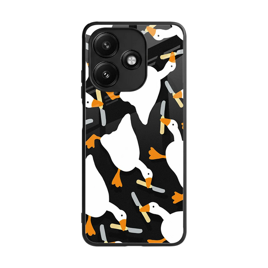 Quack Attack back phone cover | glass case for redmi 12 5g