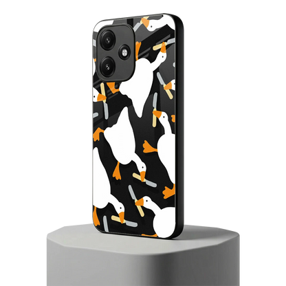 Quack Attack redmi 12 5g mobile cover | shockproof glass phone case