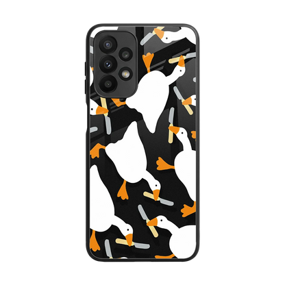 Quack Attack back phone cover | glass case for samsung galaxy a23