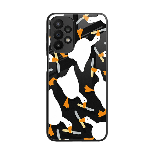 Quack Attack back phone cover | glass case for samsung galaxy a23