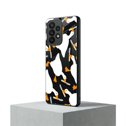 Quack Attack samsung galaxy a23 mobile cover | shockproof glass phone case