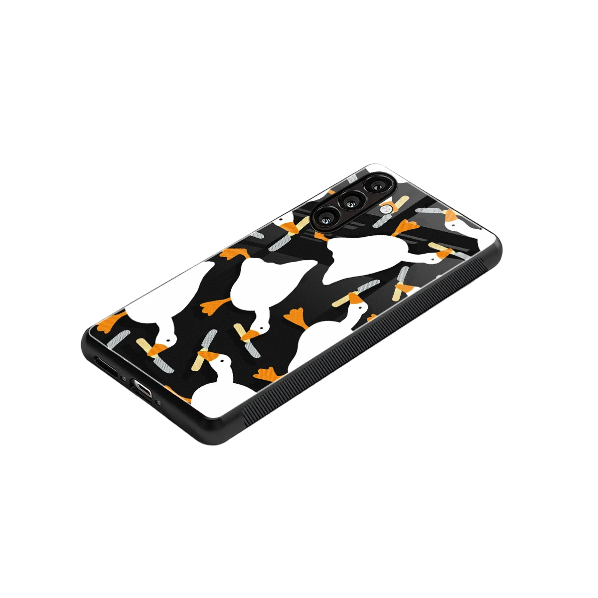 Quack Attack stylish phone case for samsung galaxy a16 5g | glossy glass and slim fit