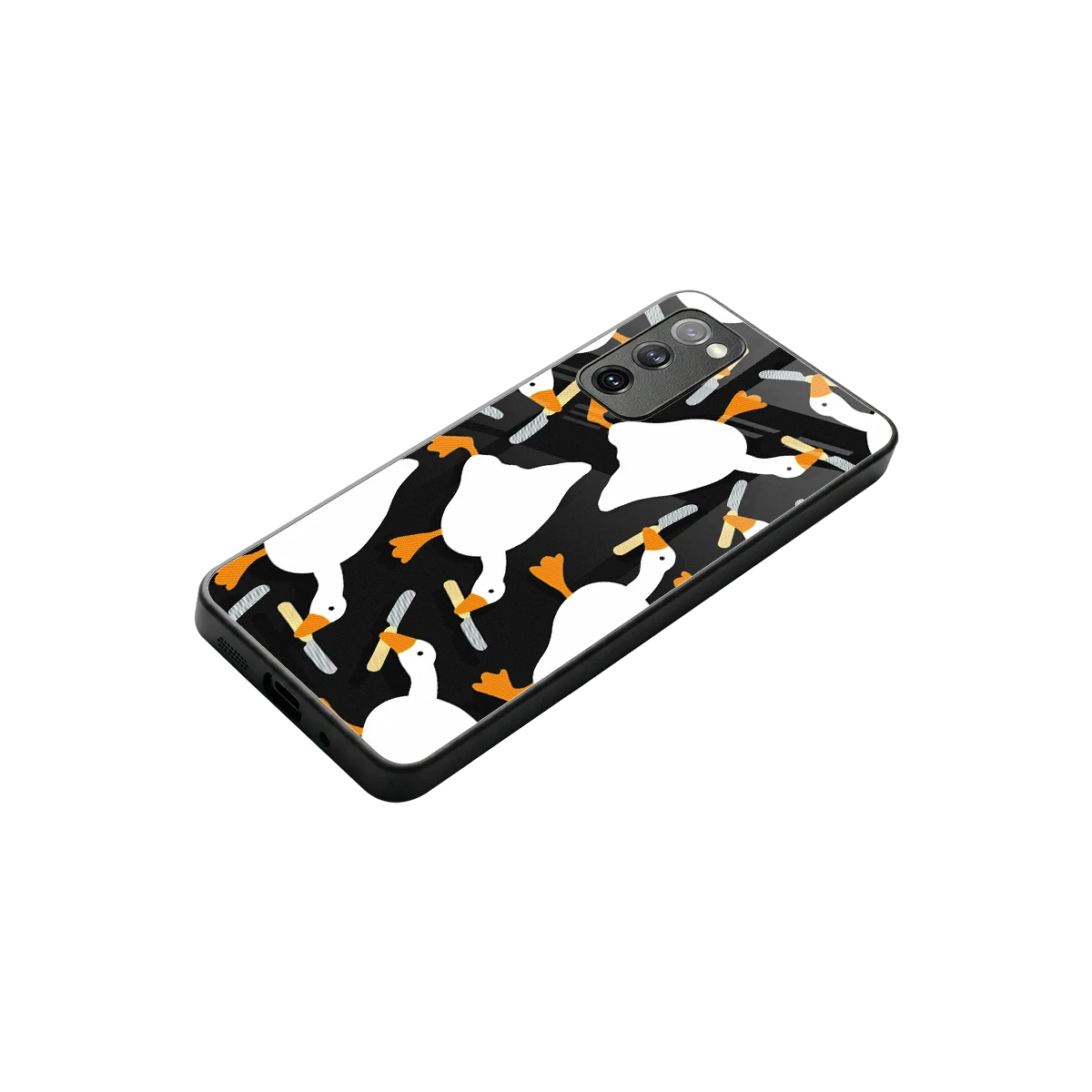 Quack Attack stylish phone case for samsung galaxy s20 fe | glossy glass and slim fit