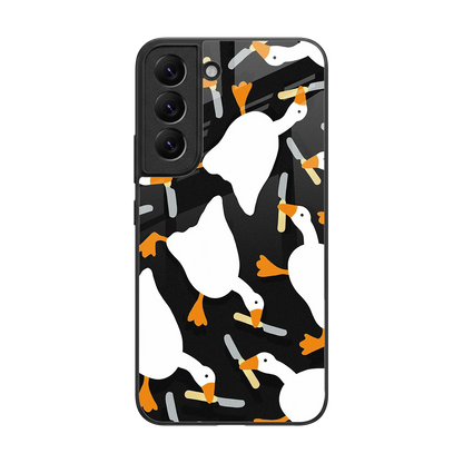 Quack Attack back phone cover | glass case for samsung galaxy s22