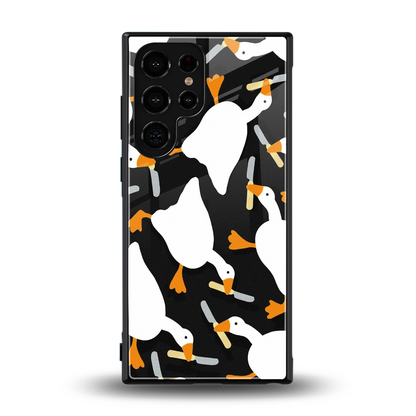 Quack Attack back phone cover | glass case for samsung galaxy s24 ultra
