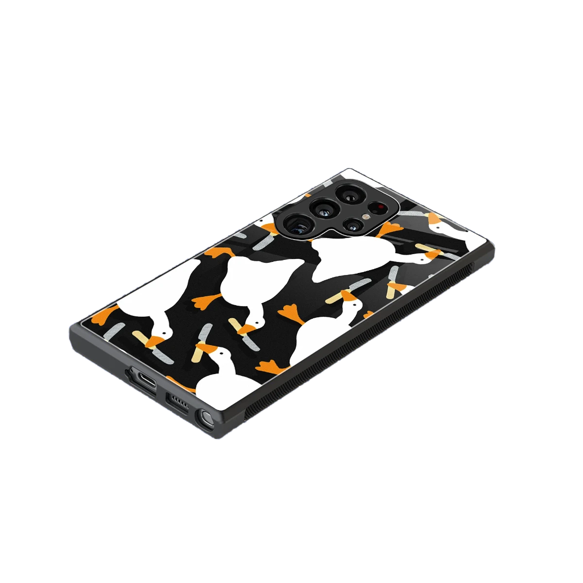 Quack Attack stylish phone case for samsung galaxy s23 ultra | glossy glass and slim fit