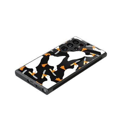 Quack Attack stylish phone case for samsung galaxy s23 ultra | glossy glass and slim fit