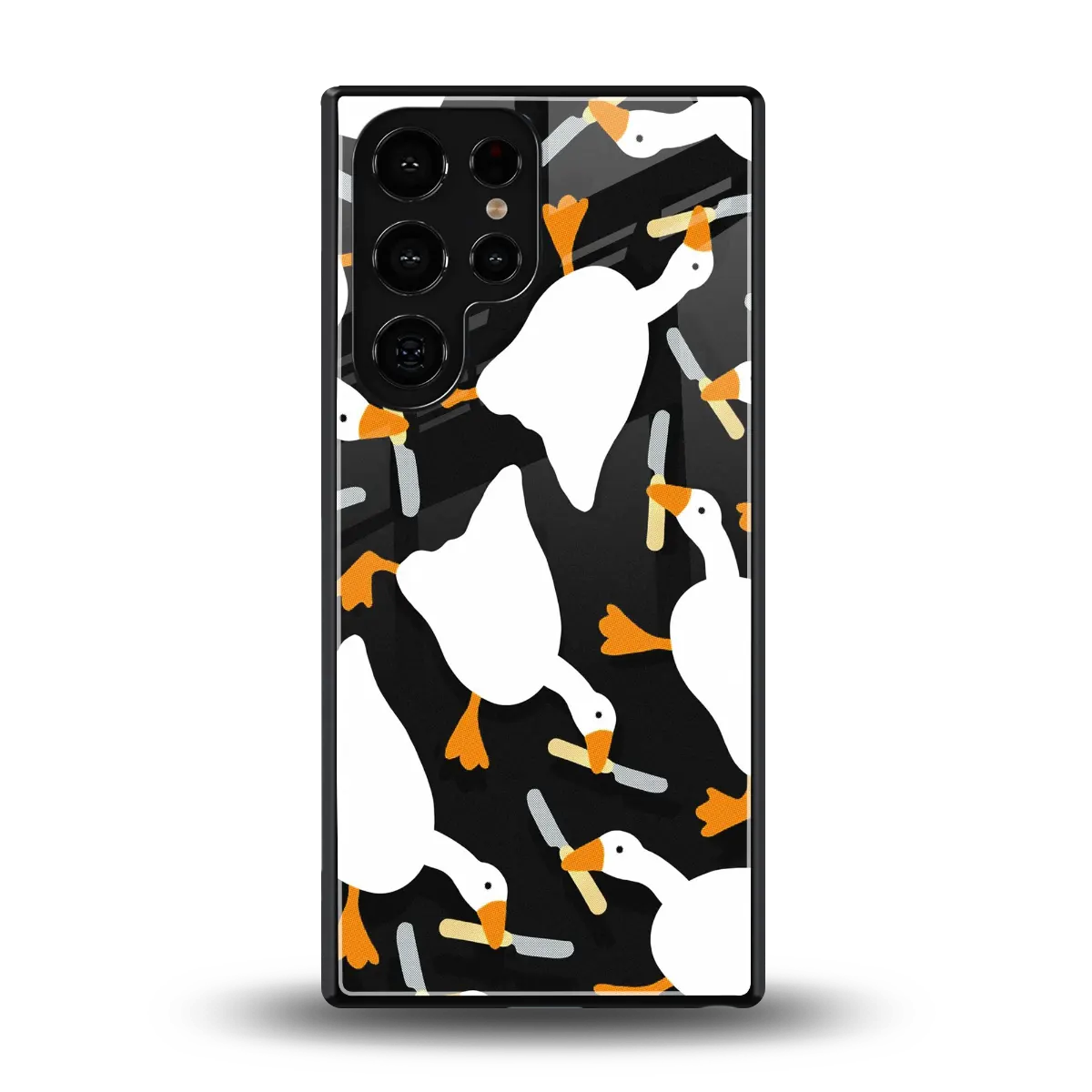 Quack Attack back phone cover | glass case for samsung galaxy s25 ultra
