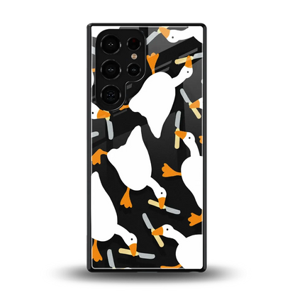 Quack Attack back phone cover | glass case for samsung galaxy s25 ultra