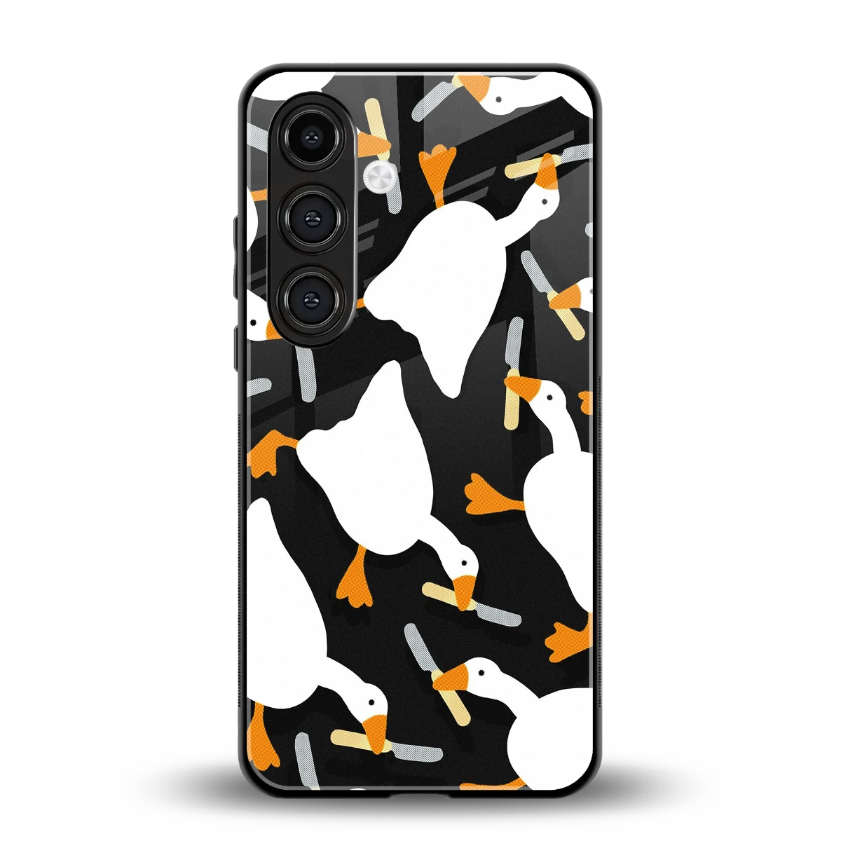 Quack Attack back phone cover | glass case for samsung galaxy s24 fe