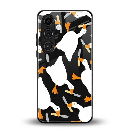 Quack Attack back phone cover | glass case for samsung galaxy s26