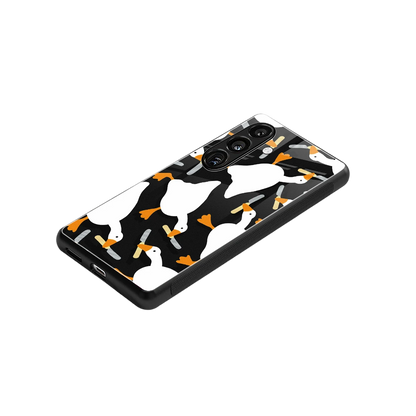 Quack Attack stylish phone case for samsung galaxy s24 | glossy glass and slim fit