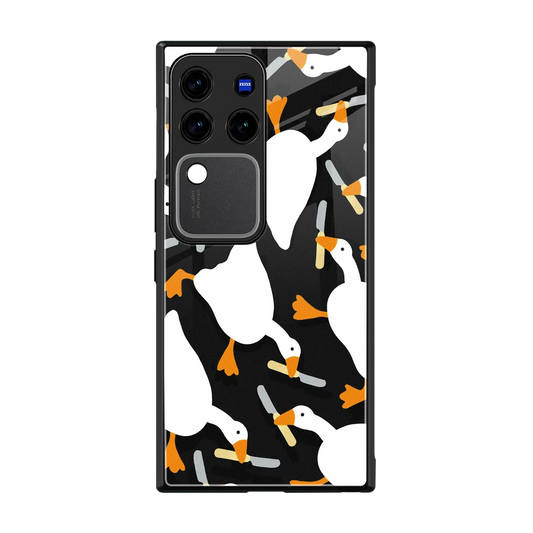 Quack Attack back phone cover | glass case forvivo v30 pro